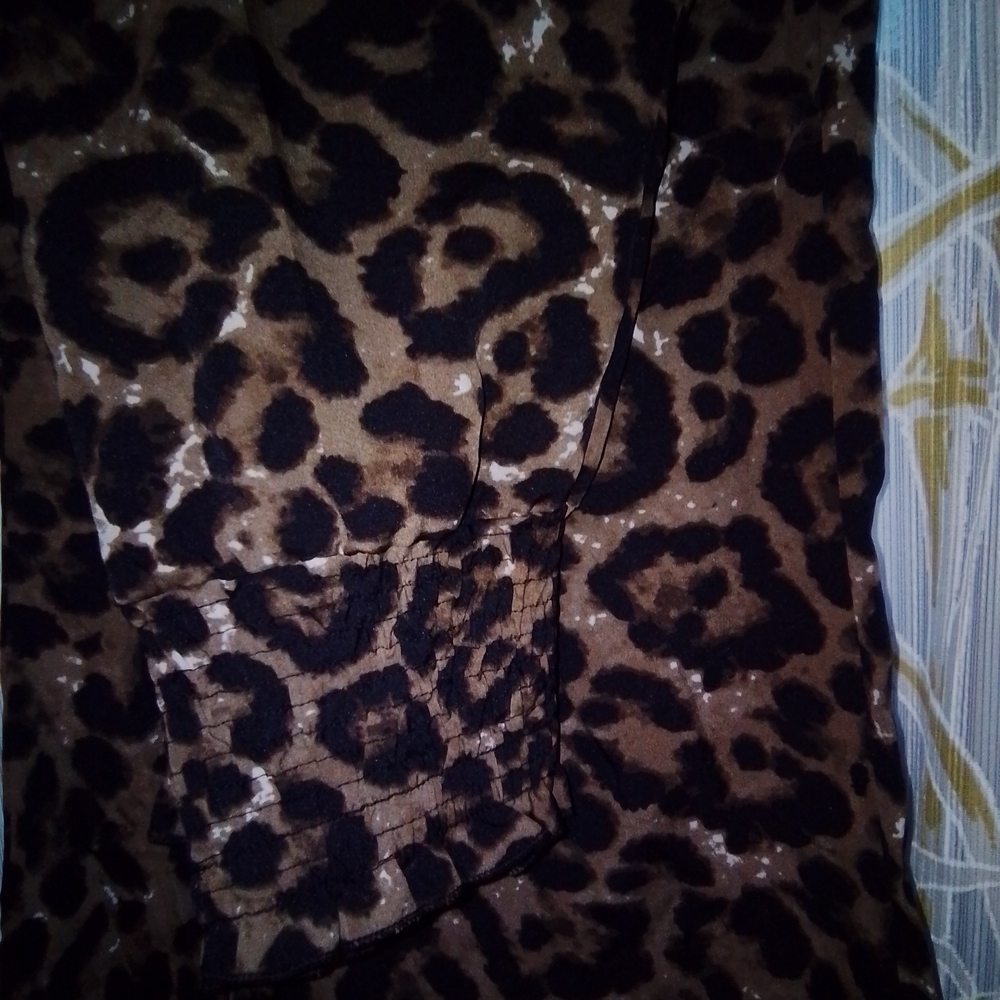 Leopard Print Casual Pants